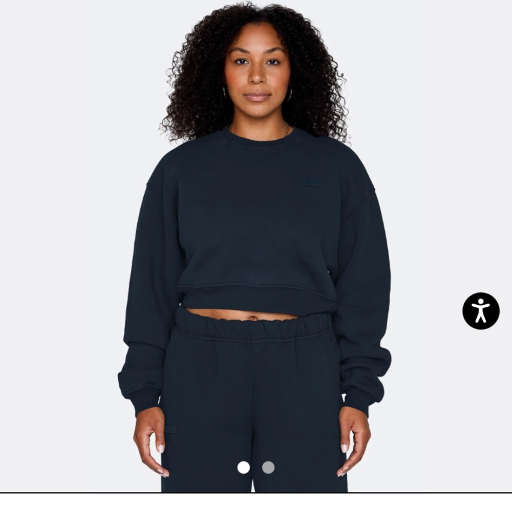 Set Active Cropped Crew Neck